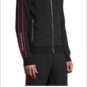 Brand new with tags Alexander McQueen logo tape track jacket and track pants